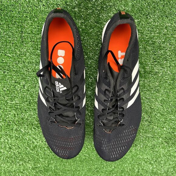 Adidas Adizero Avanti Boost  Sz 8.5 Track Field Spikes Cleats Black White CG3831 main image 6